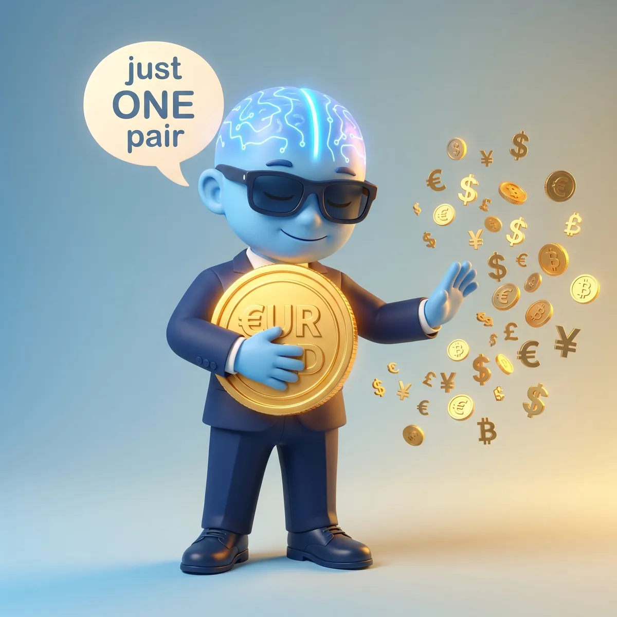 Focus on one major currency pair